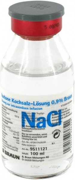 Isotonische Kochsalzlösung *1 x 100 ml* Glasflasche