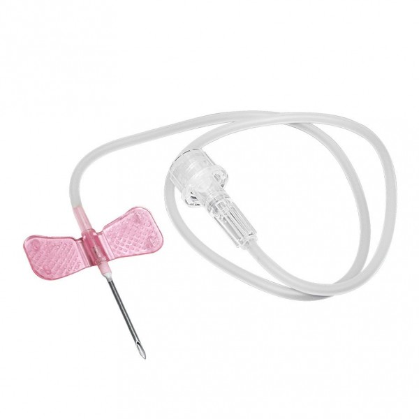 Wing-Flo Perfusionsbestecke 18G 1,20 x19 mm, rosa * 10 Stück